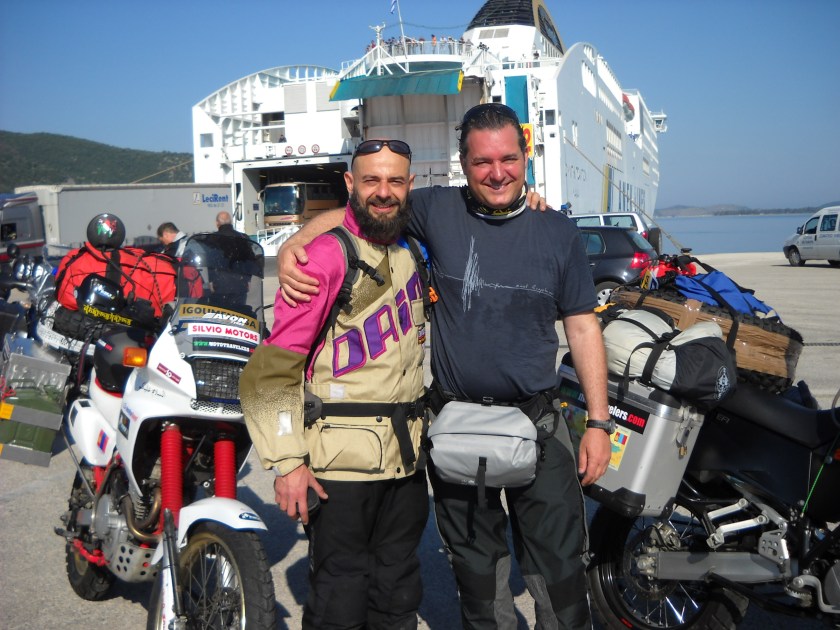 Matteo and I in Greece.