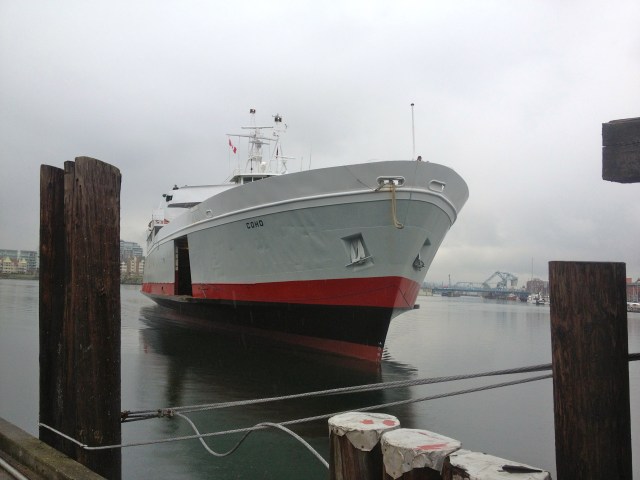 The 'Coho" Ferry from Victoria BC to Port Angeles WA