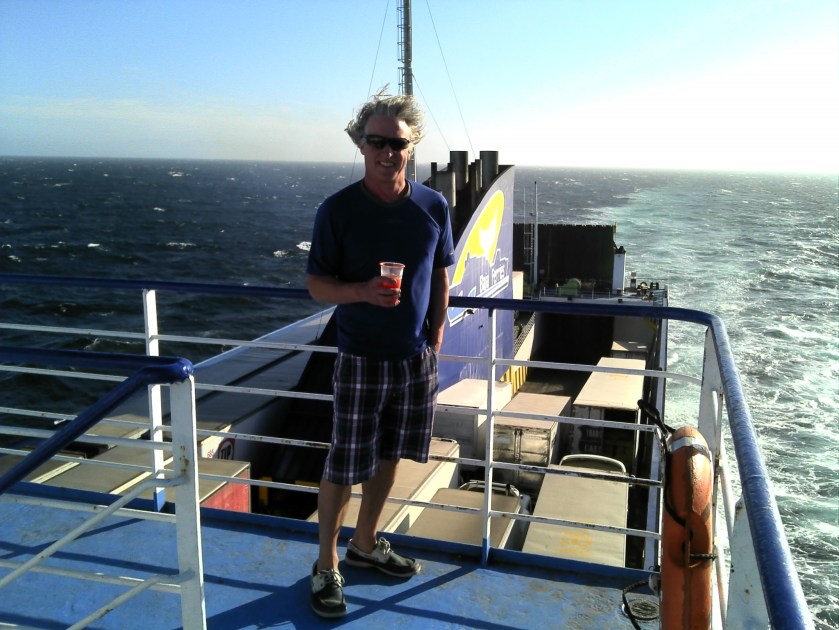 Lee on the ferry from Baja to Topolobampo