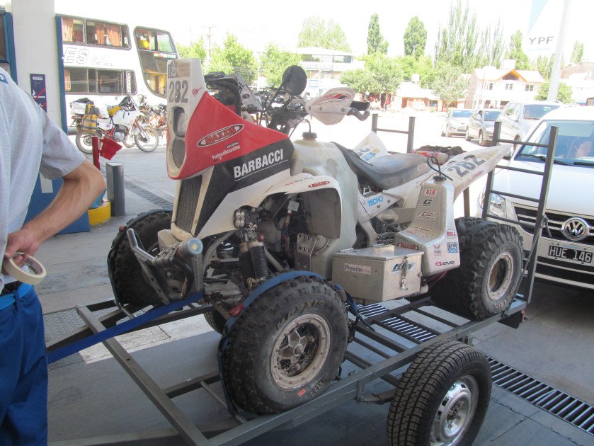Eliminated Participant of the Dakar Race 